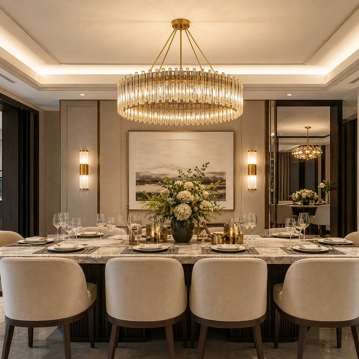 Elegant dining room chandelier and pendant light ideas for Singapore homes