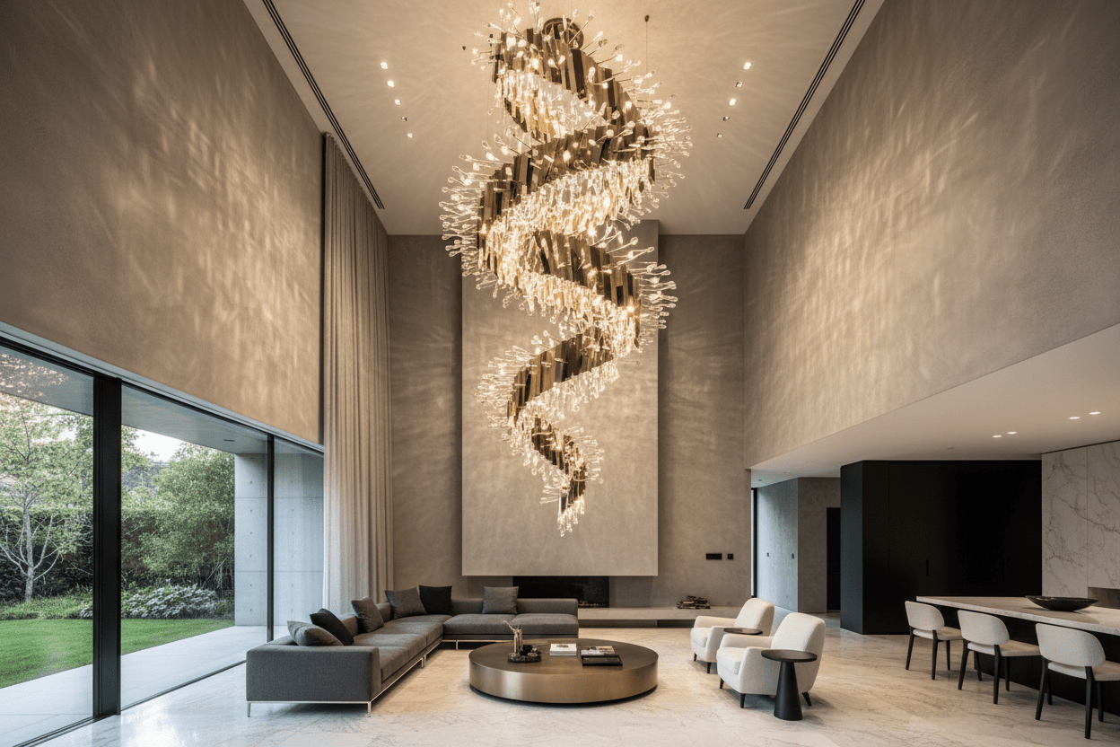 Using Chandeliers to Create Striking Focal Points in Large Living Spaces (2026 Guide)
