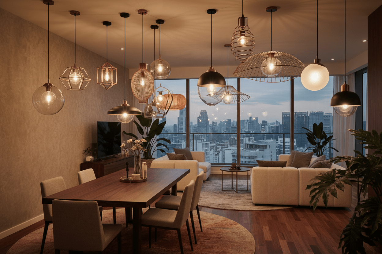 The complete guide to pendant lighting in Singapore: styles, sizes & where to shop in 2026