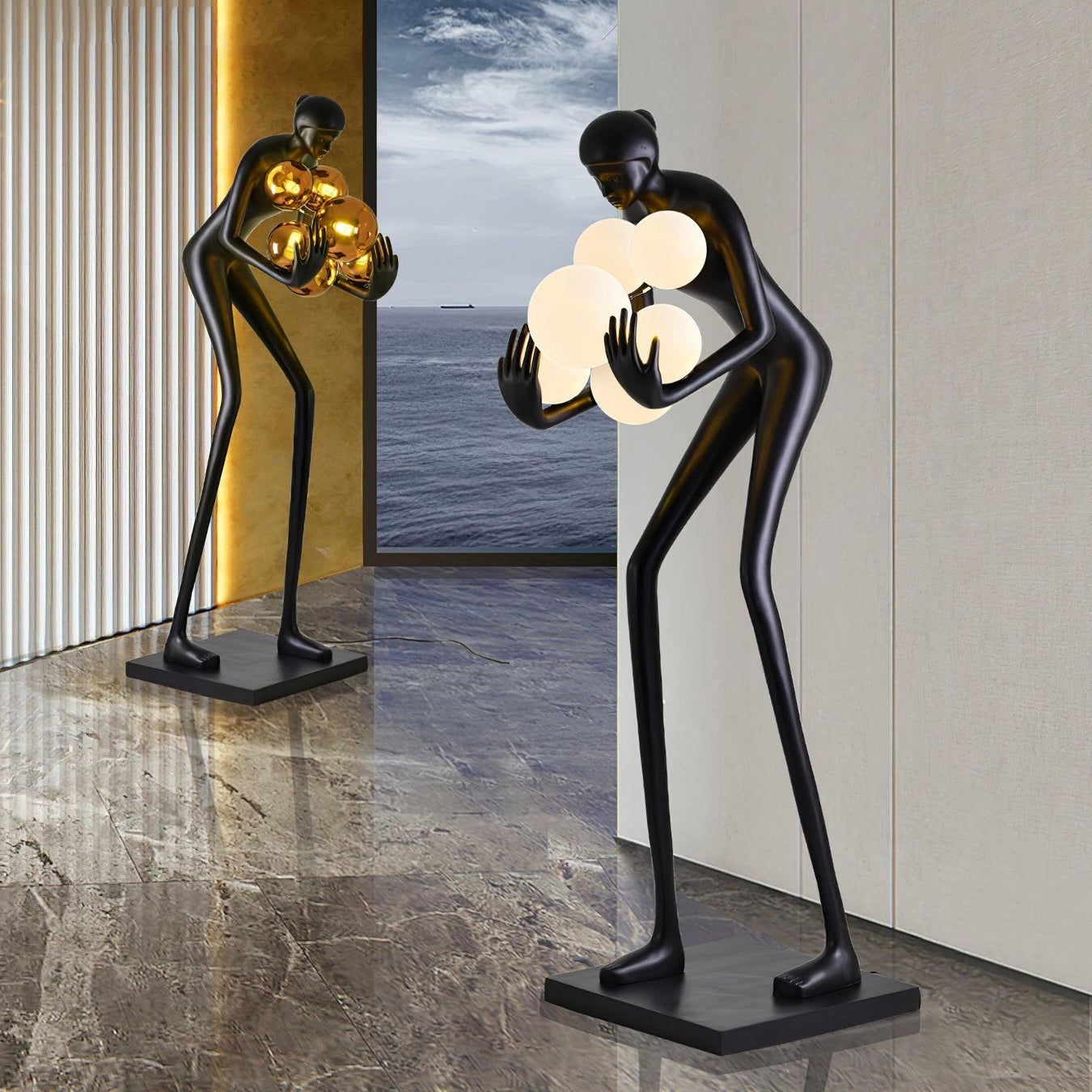 Sculpture Light Collection – Artistic Floor Lamps, Table Lamps & Garden Solar Ornaments