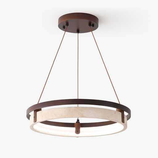 Orbit Travertine Pendant Light-DWHOME