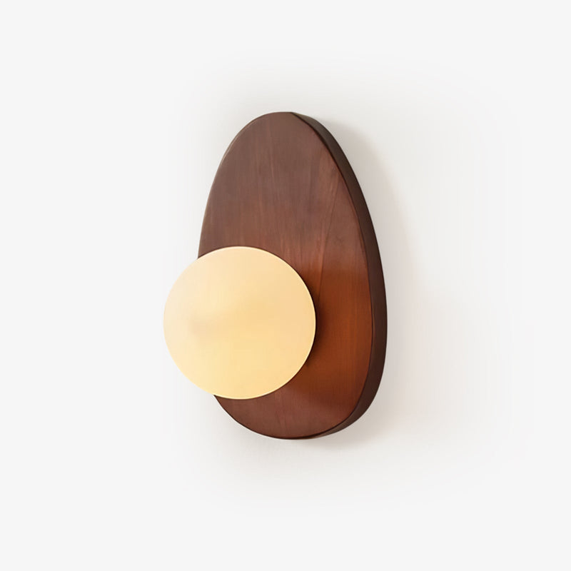 Orba Walnut Wall Lamp-DWHOME