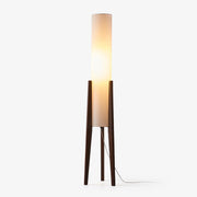 Tripod Walnut Floor Lamp-DWHOME