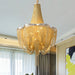 Modern Style Luxury Golden Fringe Chandelier - DWHOME