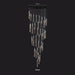 Modern Style Crystal Bars Chandelier.