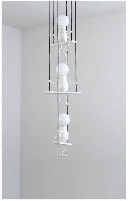 Modern Swinging Art LED Chandelier.