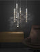 Modern Style Crystal Bars Chandelier.