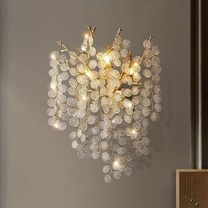 Albero Frost Crystal Wall Sconce.