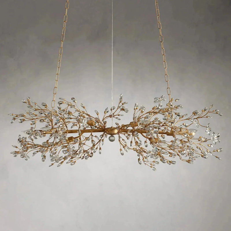 Fiore Linear Chandelier 43''51''68''-DWHOME