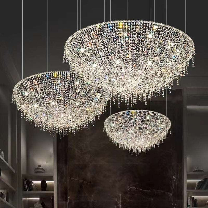 Adena Crystal Tassel Chandelier.