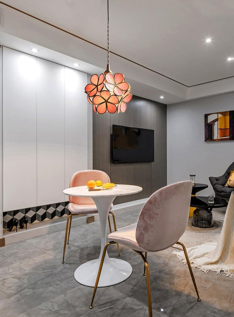 Glass Petal Pendant Light-DWHOME