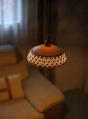 Openwork Ceramic Pendant Lamp-DWHOME