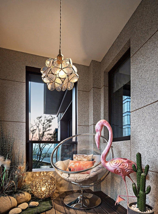 Glass Petal Pendant Light - DWHOME