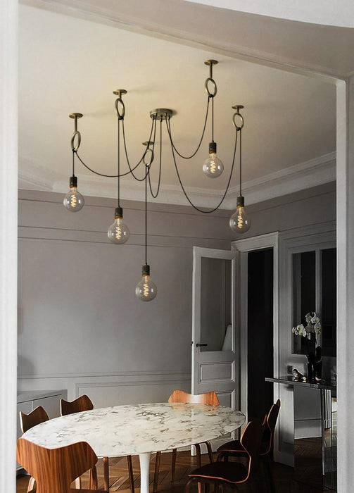 Industrial Spider Chandelier - DWHOME