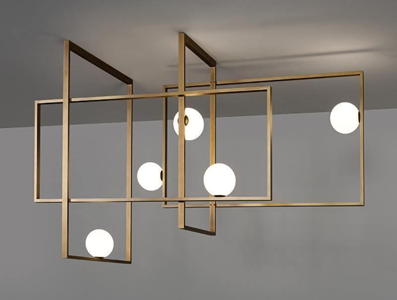 Mondrian Glass Ceiling Light - DWHOME