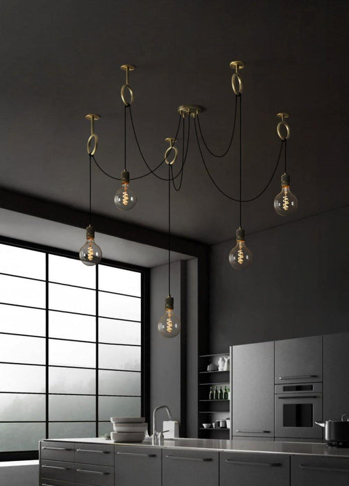 Industrial Spider Chandelier - DWHOME