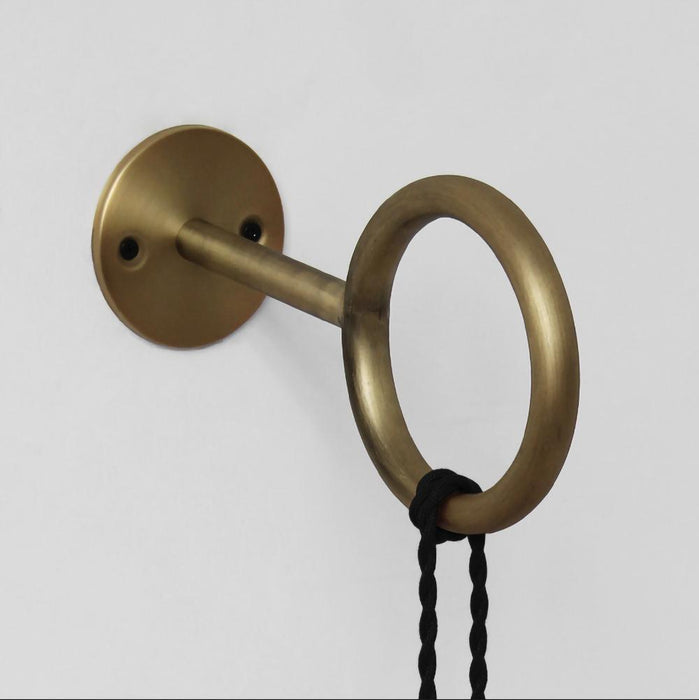 Loop Minimalist Wall Light With Wall Socket.