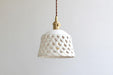 Openwork Ceramic Pendant Lamp - DWHOME