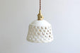 Openwork Ceramic Pendant Lamp - DWHOME