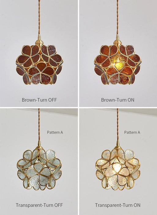 Glass Petal Pendant Light - Vakkerlight