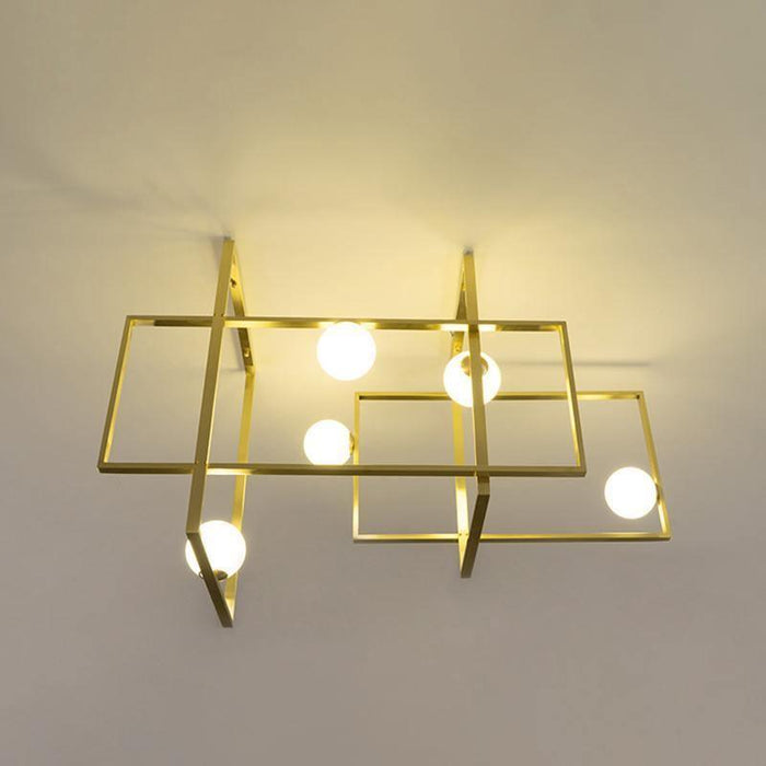 Mondrian Glass Ceiling Light - Vakkerlight