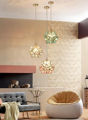 Glass Petal Pendant Light-DWHOME