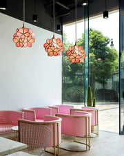 Glass Petal Pendant Light-DWHOME