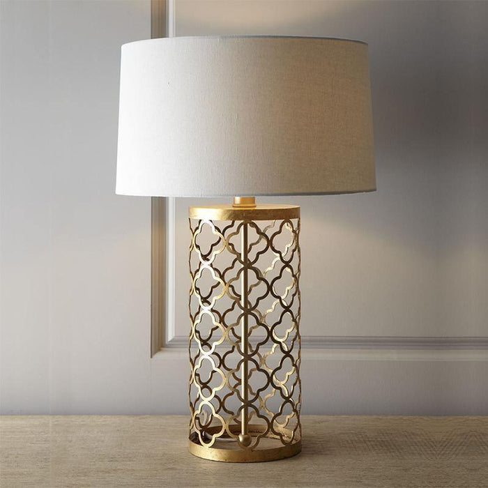 Openwork Metal Table Lamp-DWHOME