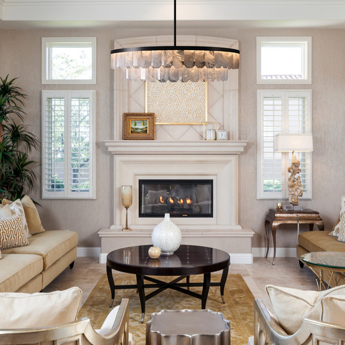 Rolantis Double Rock Crystal Chandelier-DWHOME