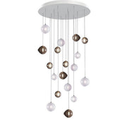 Cosmic Sphere Cascade Chandelier