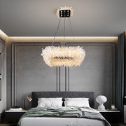 24'' Square Modern Geode Quartz Crystal Chandelier-DWHOME