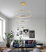 Laloopor Multiple Rings Pendant Light.