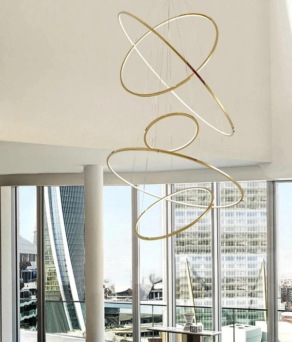 Laloopor Multiple Rings Pendant Light.