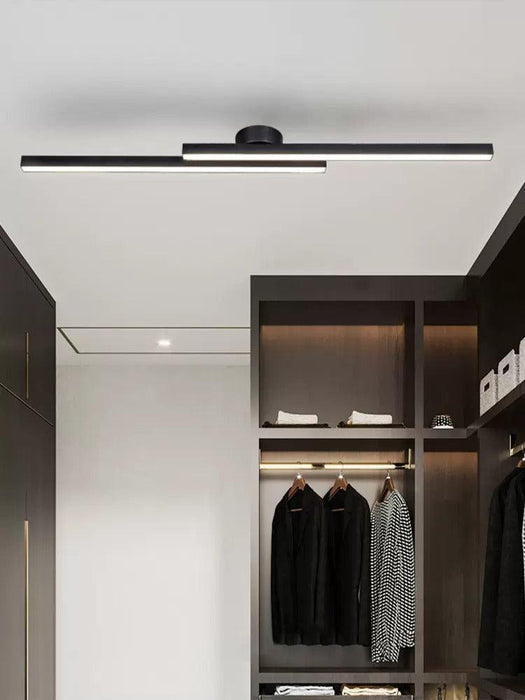 Torhild Twin Rectangular Ceiling Lamp.