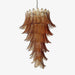 Rosalind Murano Amber Chandelier-DWHOME
