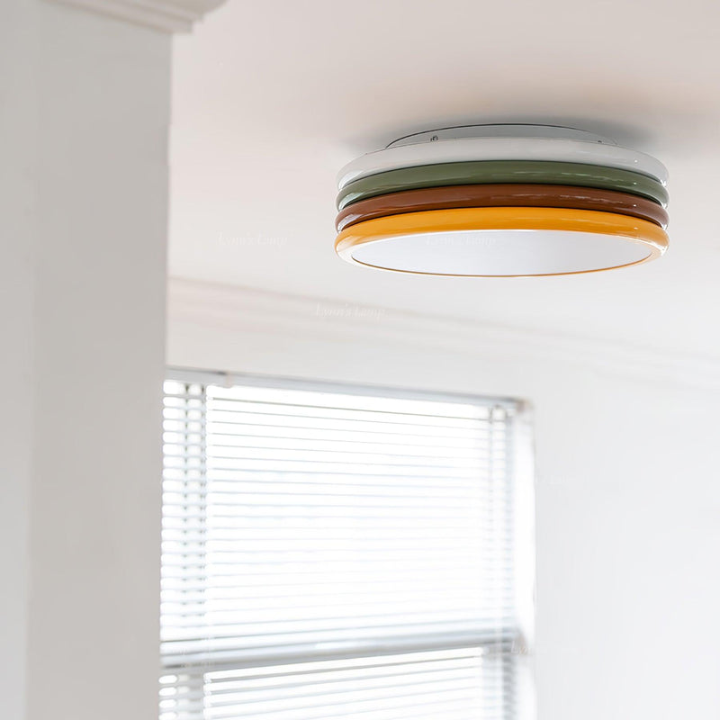 Yupizza Modern Colourful Ring Stacks Ceiling Lamp-DWHOME