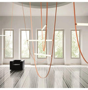 Unipenhas Designer U-Loops Lampe suspendue à sangle en cuir-DWHOME
