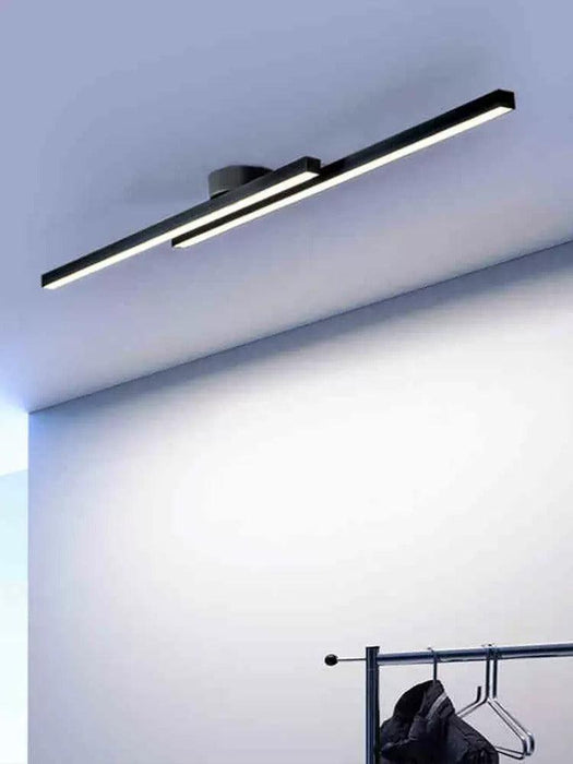 Torhild Twin Rectangular Ceiling Lamp.