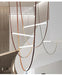 Unipenhas Designer U-Loops Leather Strap Pendant Lamp.