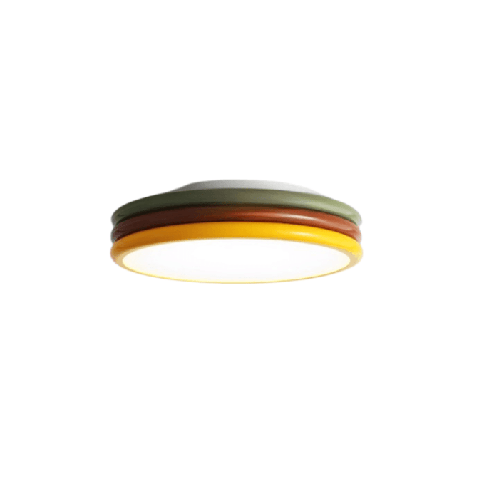 Yupizza Modern Colourful Ring Stacks Ceiling Lamp.