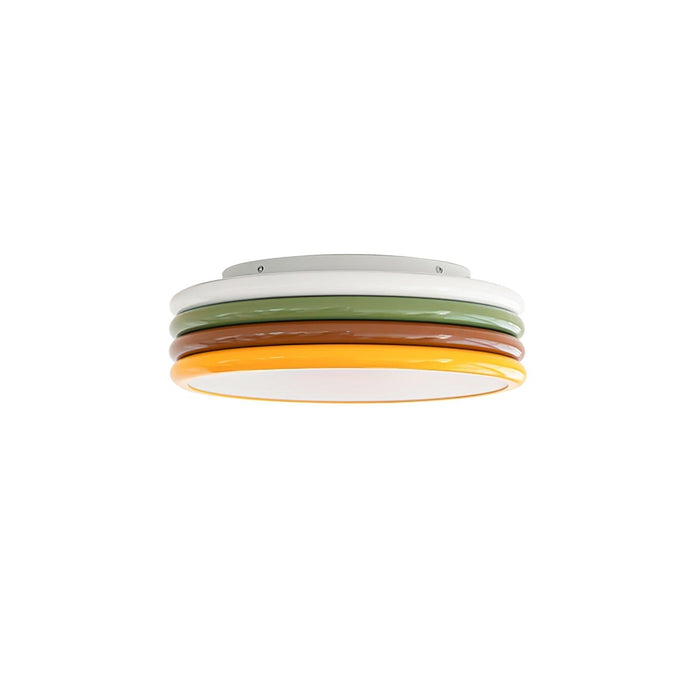 Yupizza Modern Colourful Ring Stacks Ceiling Lamp.