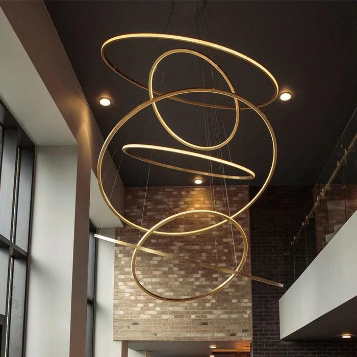 Laloopor Multiple Rings Pendant Light.