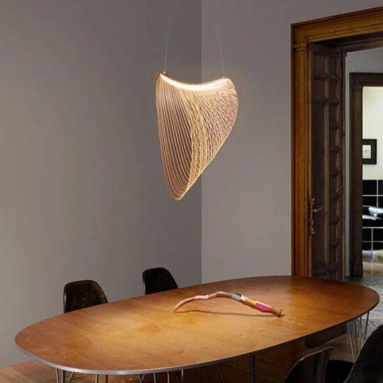 Sundberg Wabi-Sabi Organic Wavy Loops Pendant Lamp.