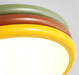 Yupizza Modern Colourful Ring Stacks Ceiling Lamp.