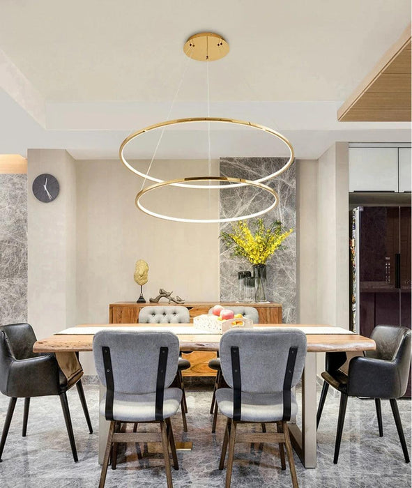 Laloopor Multiple Rings Pendant Light.