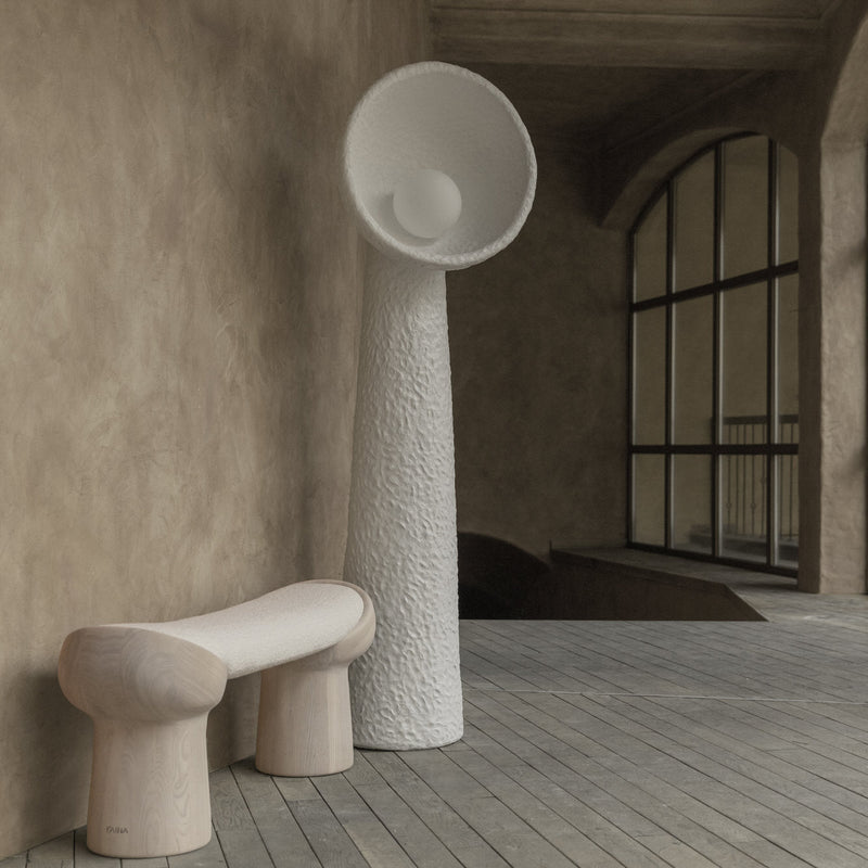 Echo Sculptural Floor Lamp-DWHOME