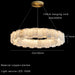 Moonshade Natural Marble Chandelier.