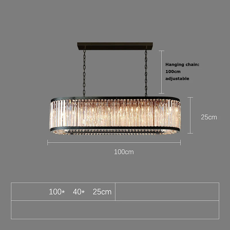 Gio Crystal Dining Room Chandelier-DWHOME