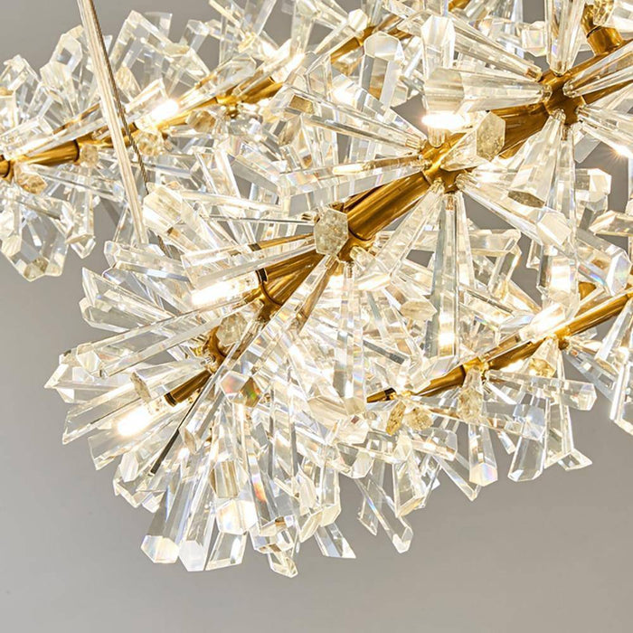 Mira Crystal Dining Room Chandelier.