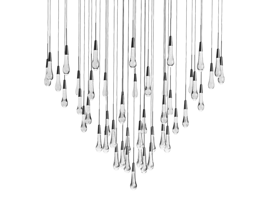 Soltaire Round Chandelier 58"W-DWHOME